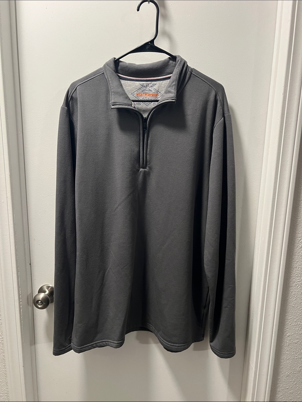Weatherproof Men’s Dark Gray Half-Zip Performance Pullover